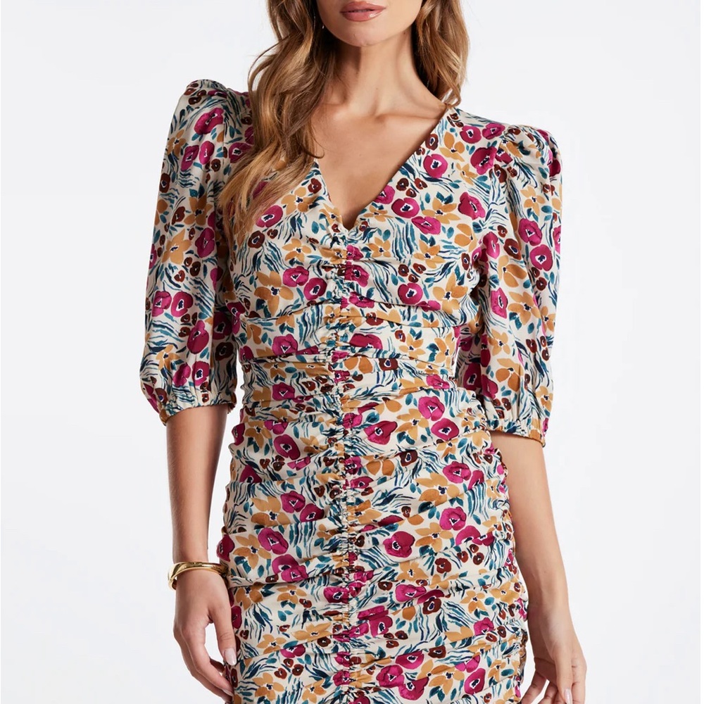 bishop + young Carly Ruched Front Dress
